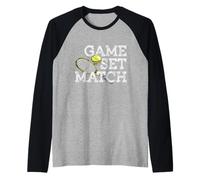 Ensemble de Jeu - Joueur de Tennis - Coach Sports Team Fan Manche Raglan
