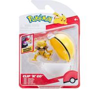 Ensemble de jeu Pokemon Clip 'N' Go Abra et Level Ball, 2 pièces.