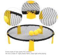 Ensemble De Jeu Spikeball Mini Beach-Volley Avec Gonfleur Pour Loisirs Divertissement Fitness Fête1738g -Time_Square