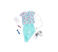 Ensemble de jeu/tenue Healthy Paws de Our Generation New pour la plupart des poup es de 18 ans