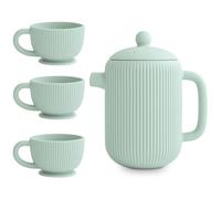 Ensemble de jeu Thé en silicone Cambridge Blue (4 pièces)