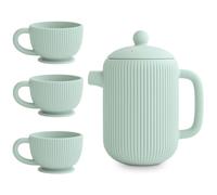 Ensemble de jeu Thé en silicone Cambridge Blue (4 pièces)