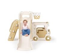 Ensemble de Jeu Toboggan pour Enfants Ensemble de Toboggans de Jouets d'activité en Plastique pour Tout-Petits Montessori