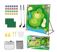 Ensemble de Jeux de Bataille de Golf - Conçu pour Les Enfants Et Les Adultes, Comprend Un Tapis Swing, Un Mur Cible Et Un Entraîneur - Encourage Le Jeu Actif
