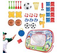 Ensemble De Jeux De Cornhole Pour Enfants - Sacs De Haricots Portables Lancent Jeux, Ensemble De Board De Cornhole Interactif, Ensemble De Jeux De Cornhole Pour Enfants, Tables De Cornhole Légères