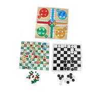 Ensemble De Jeux De Société 4 en 1 De Qualité Supérieure, échecs Internationaux Portables Pliables à Motif Transparent pour Enfants Et Adultes