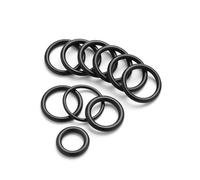 Ensemble de joint NBR noir 5 à 100 pièces Différentes tailles OD 10 à 105 mm CS Épaisseur de 3 à 5 mm Nitrile Rubber Huile résistante à l'huile Aide à l'étanchéité(OD 18x5mm-20pcs)