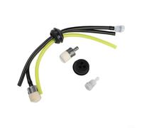 Ensemble de joints de carburant pour débroussailleuse Echo avec filtre compatible avec les connexions à essence de 18 mm et 20 mm, comprend une disposition complète à trois tuyaux