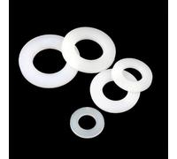Ensemble de joints plats en silicone - 5 rondelles plates circulaires de 2 à 3 mm d'épaisseur, diamètre intérieur 31 à 45 mm, idéales for l'artisanat et la maison(25 x 58 x 3mm)