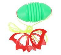 Ensemble de Jouets à Tirer pour Exercices Coopératifs, Jeu Interactif pour Enfants et Adultes, Vert, 2 Pièces (Style fileté)