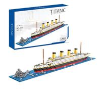 Ensemble de jouets d'architecture Titanic, kit de mini-maquettes de construction pour adultes et enfants de 14 ans et plus, 1872 pi ces