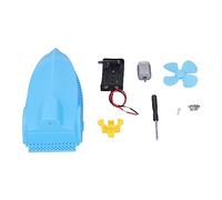 Ensemble de Jouets de Bateau électrique pour Enfants, Kit D'hélice de Moteur en Plastique de qualité Supérieure pour Le Développement Intellectuel, Projet Scientifique Bleu (Bateau