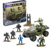 Ensemble de jouets de construction de v?hicules Mega Halo The Series FLEETCOM Warthog ATV avec