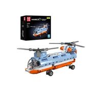 Ensemble de jouets de construction d'hélicoptère à rotor tandem G