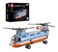 Ensemble de jouets de construction d'hélicoptère à rotor tandem G