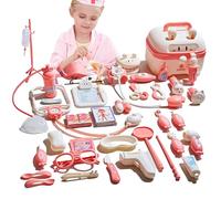 Ensemble de Jouets de doctorat pour - kit médical, jouez la Valise | Fierter Un Jeu de rôle Docteur Set avec des Effets sonores, des multifonctionnels Jouet éducatif pour la fête d'ann