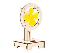 Ensemble de Jouets de Fabrication d ' éventails en Bois créatifs, pour expériences, apprennent Le Circuit et l ' énergie éolienne grâce à Une activité d ' Assemblage Amusante, Jouet d ' ingénierie