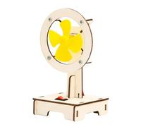 Ensemble de jouets de fabrication d ' éventails en bois créatifs pour expériences, les apprennent le circuit et l ' énergie éolienne grâce à une activité d ' assemblage amusante, expérience ensemble