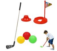 Ensemble de jouets de golf pour tout-petits - Ensemble de jouets de golf pour filles pour arrière-cour | Jeu d'exercice d'intérieur avec balles de golf d'entraînement et équipement de club, de golf