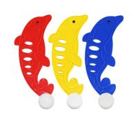 Ensemble de Jouets de Natation Dauphin - 3 pièces, Jouets de plongée pour Jouer en Piscine, Design coulant pour favoriser l'exercice sous-, fabriqués avec des matériaux sûrs pour Les | Id
