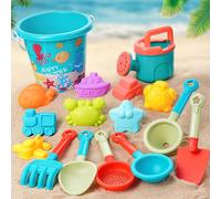 Ensemble de jouets de plage pour enfants, bébé jouant dans l'eau, jouant avec du sable, outils de creusage, pelle, seau de plage, le cadeau d'été parfait pour les enfants, couleurs et styles aléatoire