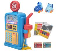 Ensemble de Jouets de Station-Service pour Enfants avec Une Apparence Mignonne et Une Merveilleuse Option de Cadeau, Développe des Compétences Pratiques et de Réflexion, fabriqué dans Un