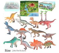 Ensemble De Jouets Dinosaures Pour Enfants, Modèle Tyrannosaure Mosasaur Jurassic Boy, Coffret Cadeau Triceratops World