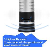 Ensemble de Jouets épée Lumineuse à LED Flexible 2 en 1 avec Lumières Vives et Effets Sonores pour Noël, Halloween, Anniversaire, Matière Plastique Durable pour les Enfants de Plus de 3 Ans