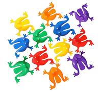 Ensemble De Jouets Grenouille Rebondissante - Pack De Grenouilles Sauteuses En Plastique, Prix De Fête Pour | Collection De Jouets D'animaux Bondissants De Bureau De Style Seau Coloré, Jeu D'a