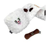 Ensemble de Jouets Interactifs pour Chien avec Peluche Vocale, Mangeoire Puzzle et Kit de Ramassage des Déchets - Cacher Les Friandises dans Un Rouleau de Papier pour Le Plaisir
