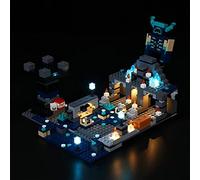 Ensemble de Jouets Lego Minecraft The Deep Dark Battle 21246 - Kit d'éclairage LED