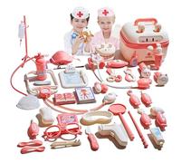 Ensemble De Jouets Médecin Pour Enfants | Ensemble De Valises De Conception Faux Médicale Pour Enfants | Jeu De Rôle Docteur Avec Lumières Et Son | Ensemble De Jeu Médical Multifonctionnel Pour