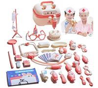 Ensemble De Jouets Médecin Pour | Ensemble De Valises De Conception Faux Médicale Pour | Jeu De Rôle Docteur Avec Lumières Et Son | Ensemble De Jeu Médical Multifonctionnel Pour