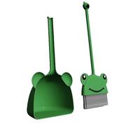 Ensemble de Jouets Mignons pour Broom and Dustpan Set | Green Frog Cleaning Small | Brooms Cleaning Little Housekeeping Helper for Preschooler Girls Boys Kitchen