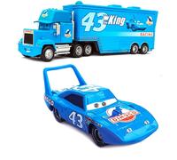 Ensemble de jouets moules sous pression Cars Movie McQueen & The King & Chick Hicks & Mack Truck Uncle style B