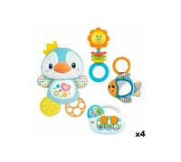 Ensemble de jouets pour bébés - BigBuy Juguetes - Lot de 4 - 14x20,5x7,5 cm - Plastique - Nourrisson - Bébé - fille