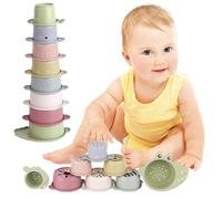 Ensemble De Jouets Pour Bébés De 1 À 3 Ans, Tasse À Empiler Dans Le Bain, Stimulation Intellectuel