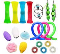 Ensemble De Jouets Sensoriels Pour Enfants, Pack De 20/24 Pièces, Anti-Stress, Autisme, Anxiété, Bulle Anti-Stress