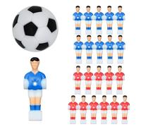 Ensemble De Joueur De Baby-Foot De Table-Kit De Table De Football pour Hommes De 22 Pièces, Pièces De Rechange De Figurine De Football, Accessoires De Jeu en Résine | Figurines De Match De Fotball De