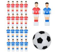 Ensemble de Joueurs de Baby-Foot, 22 Figurines de Rechange Portables en résine pour Hommes et Accessoires de Jeu pour, Design moulé Durable antidérapant, équipement de Hockey sur Table pour GA