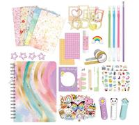 Ensemble de journal pour filles, ensemble de journal pour filles | Journalisation Art Crafts Fournitures de scrapbooking mignonnes - Ensemble de fournitures de journal , autocollants pour petite