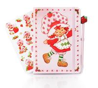 Ensemble de journal Shortcake aux fraises avec stylo et autocollants parfumés, accessoires de sablé aux fraises, kit de journal, cadeau d'anniversaire pour fille de 8 ans, journal pour filles, kit de