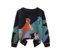 Ensemble de jupes midi en tricot pour femme 1 ou 2 pièces, Pull noir Only, L