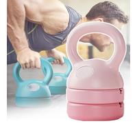 Ensemble de Kettlebells Réglables, Étanchéité Complète/étanche, Facile À Démonter Et À Assembler, 4 Réglages Différents 5/8/9/12Lb, pour L'entraînement Des Femmes/hommes PINK