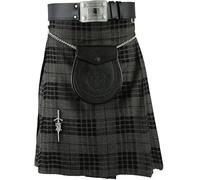 Ensemble de kilt écossais classique pour homme avec sporran, épingle, ceinture et boucle (48" Pouces Tour de taille navale)