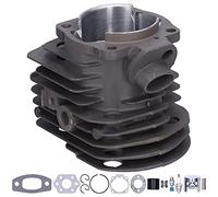 Ensemble de kit de piston cylindre alliage d'aluminium élevé léger High-Silicon pour 50 51 55 55 / Rancher/Nikasil Pièces de remplacement 46 mm