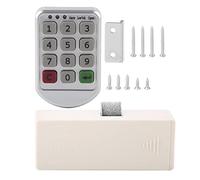 Ensemble de kit de serrure d'armoire électronique,panneau en plastique ABS numérique électronique intelligente mot de passe clavier numéro serrure à code de porte d'armoire pour armoires de bureau