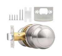 Ensemble De Kit De Verrouillage D'entrée - Poignée De Porte D'entrée Silencieuse Pratique - Hardware De Remplacement De Bouton Sans Clé, Système De Verrouillage De Porte Pour La Maison Appartement Liv