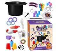 Ensemble de kit magiques - Kids Magic Tricks, débutant Magician Tools | Guide complet de l'instruction magique, ensemble d'apprentissage interactif, démarreur de spectacle magique amusant pour l'anniv