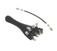 Ensemble de kits de violon 4/3, cordier en ébène 3 en 1 avec des kits d'accordeurs fins de corde adaptés à un instrument de violon 4/3 4/4Accessoires pour violon